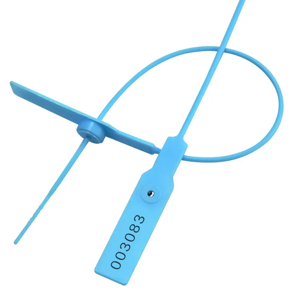 1000 шт. высокий уровень безопасности Пластик уплотнения синий туго затягивается