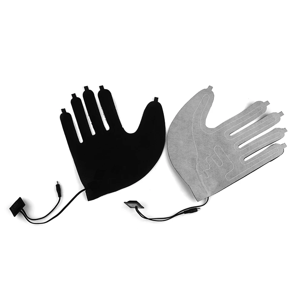 

Lightweight Five-finger Heating Pads Gloves Heating Pad DC Power Supply with 3-level Thermostat Switch USB/DC interface Shipping