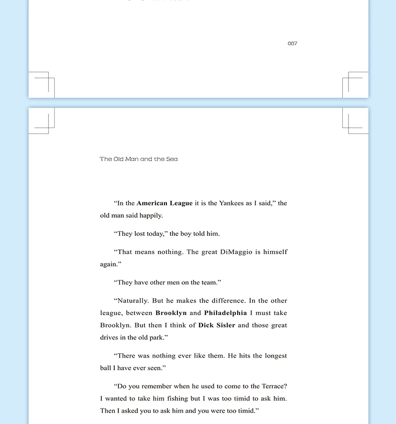 The Old Man and the Sea Chinese English book World Literature | Канцтовары для офиса и дома