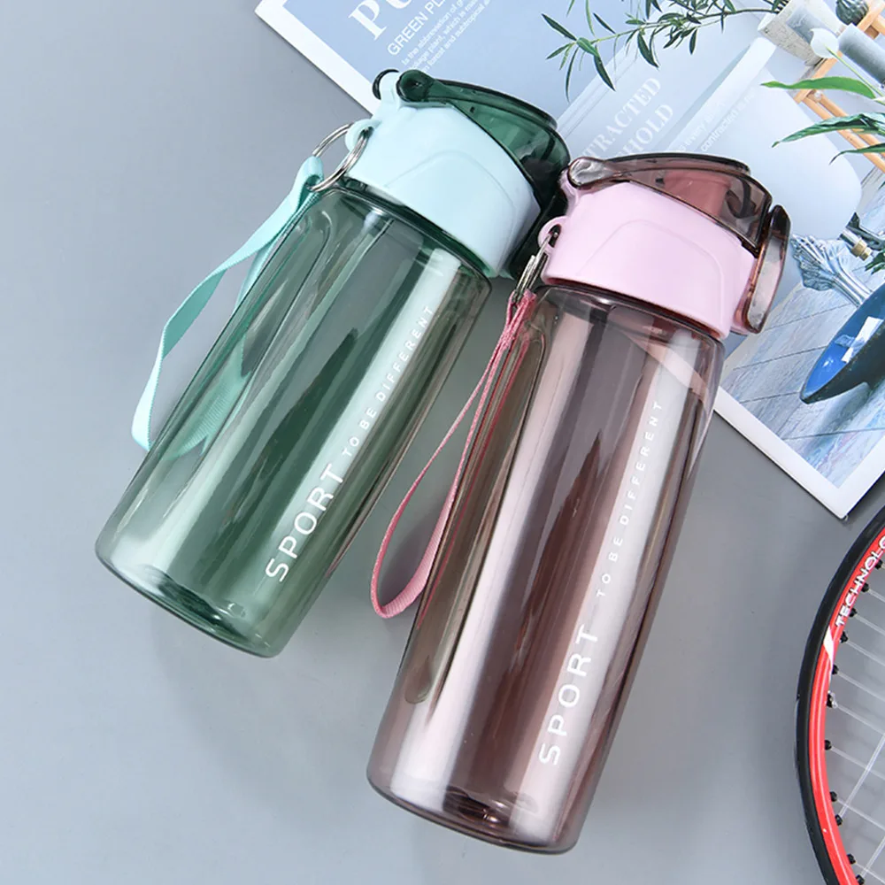 

New 850ML Sports Water Bottle BPA Free Portable Leak-proof Shaker bottle Plastic Drinkware Outdoor Tour Gym Free Shipping Items