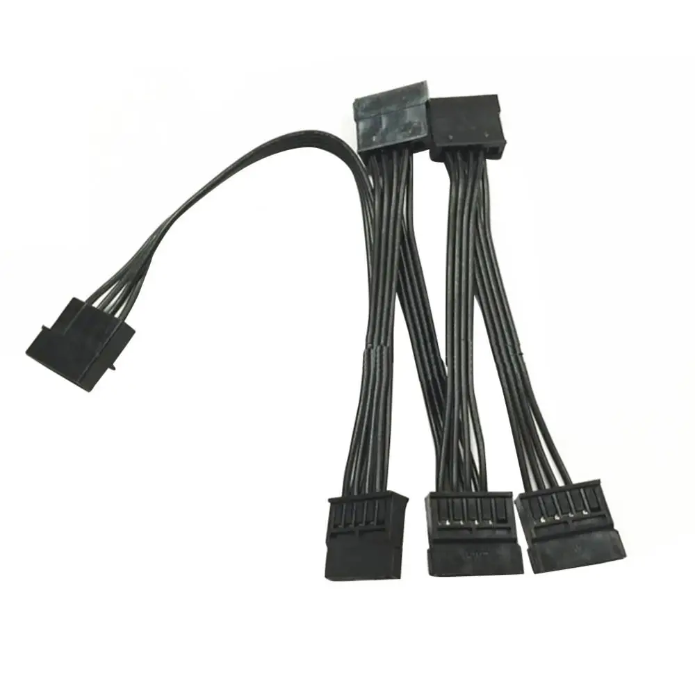 ULT Best Molex 4pin IDE/SATA 1 до 5 SATA 15Pin жесткого диска Питание разветвитель кабеля Шнур для DIY