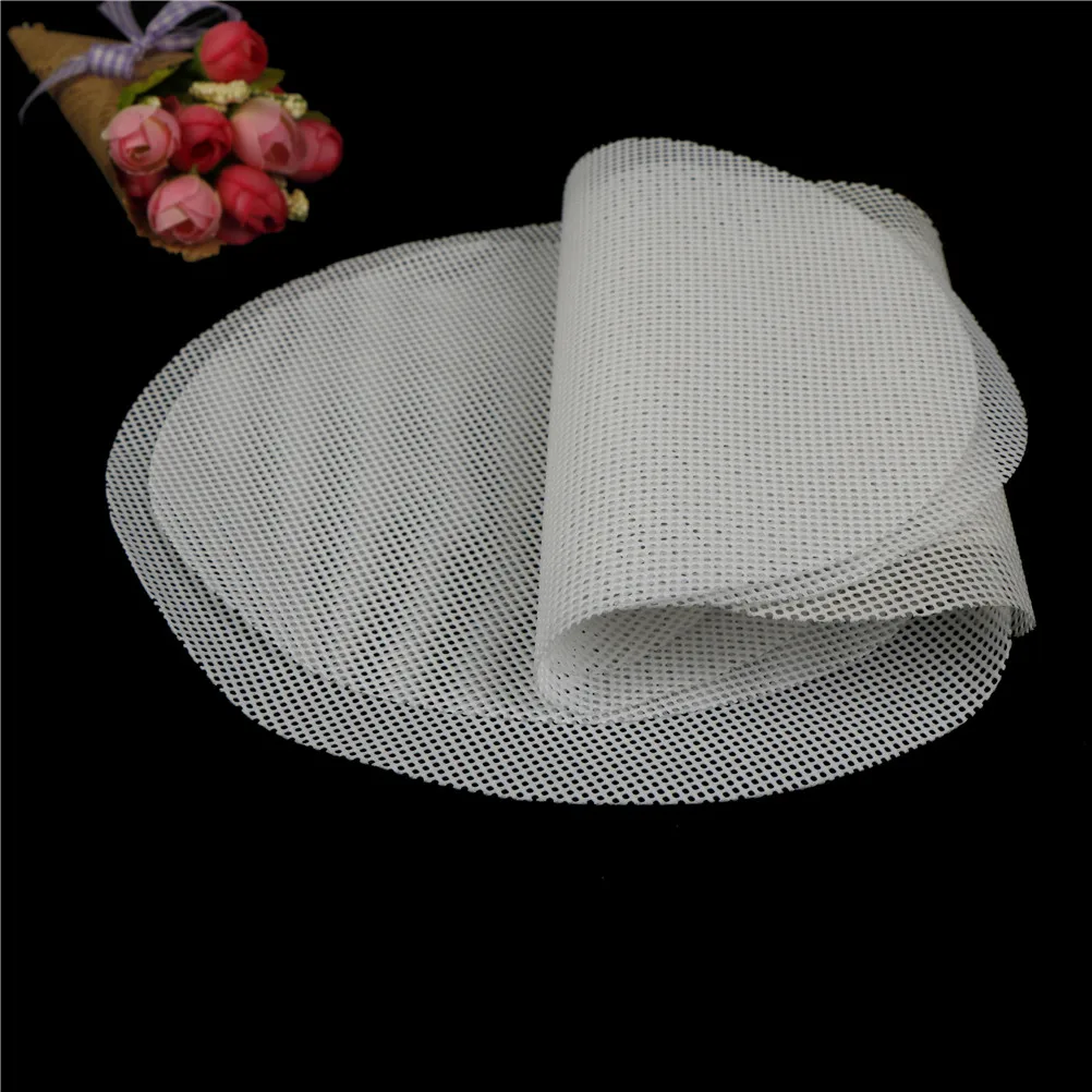 

White Silicone Steamer Non-Stick Pad Round Dumplings Mat Steamed Buns Baking Pastry Dim Sum Mesh Cooking Case