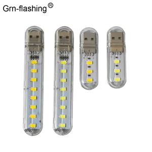 Миниатюрная Светодиодная лампа для чтения, для ПК, ноутбуков, ноутбука, внешний аккумулятор, портативный светсветильник льник для чтения в помещении и на улице