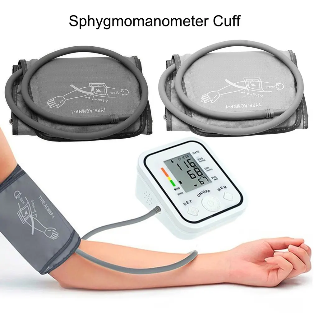 

Portable 22-32 CM Arm Cuff Digital Blood Pressure Monitor Portable Single Tube Tonometer Cuff For Sphygmomanometer