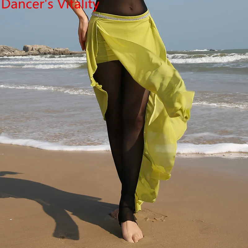 Женская одежда для танца живота сетчатые облегающие эластичные штаны занятий