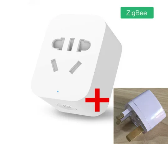 Add UK plug Xiaomi Mi умный Zigbee таймер вилка телефон беспроводной пульт дистанционного управления Xiaomi умная розетка с ЕС/AU/UK/US - Комплект: Add UK plug