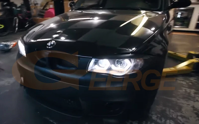 For BMW 1 Series E82 E88 E87 E81 Ultra Bright crystal Concept M4 Iconic Style LED Angel Eyes halo rings Day light