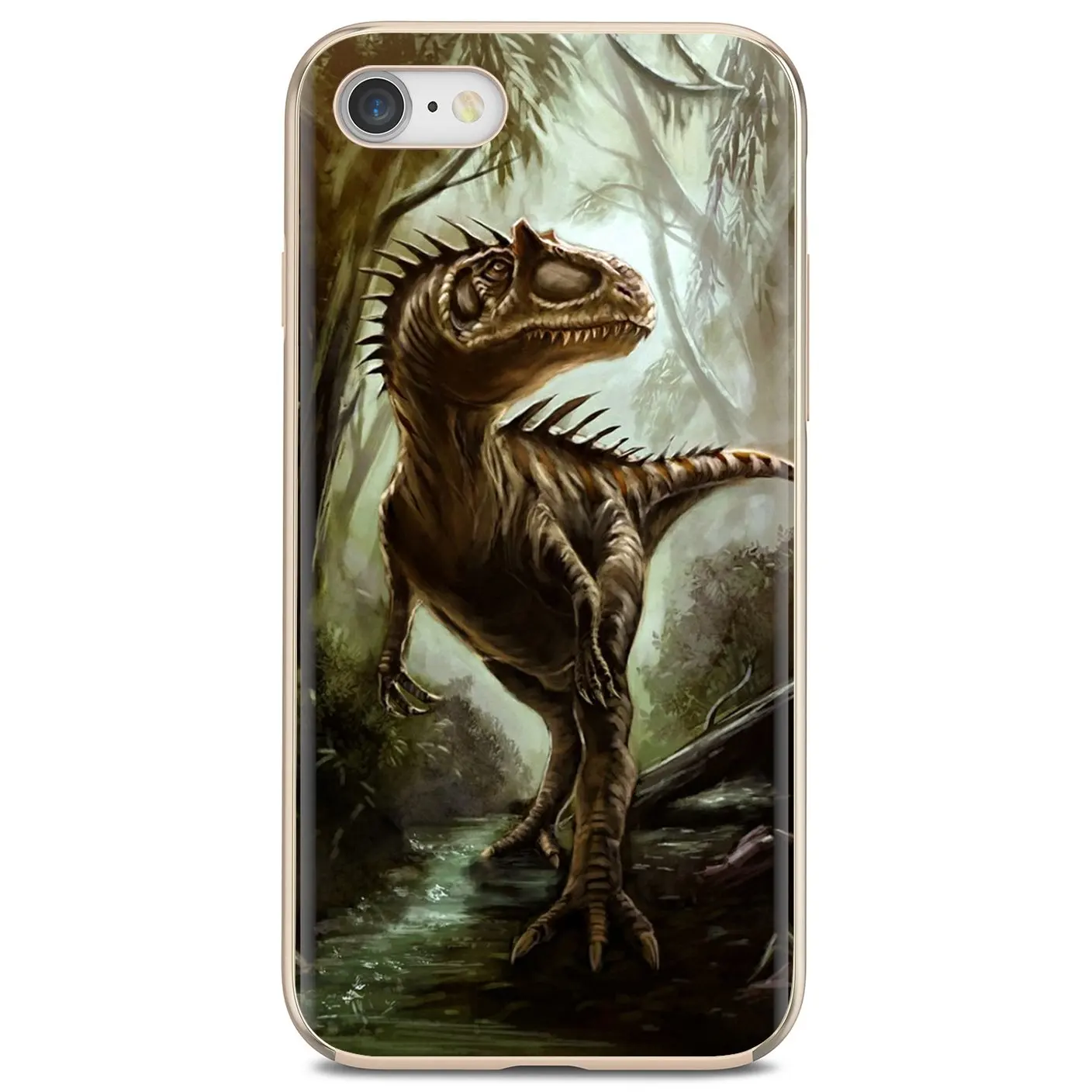 Чехол для iPhone 11 Pro 4 4S 5 5S SE 5C 6 6S 7 8X10 XR XS Plus Max iPod Touch мягкий чехол с динозавром парка