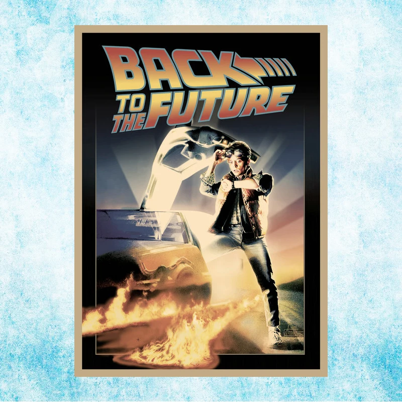 Back To The Future 1 2 3 Hot Movie Art Canvas Print Poster For Room Decor Bar Decoration-001 | Дом и сад
