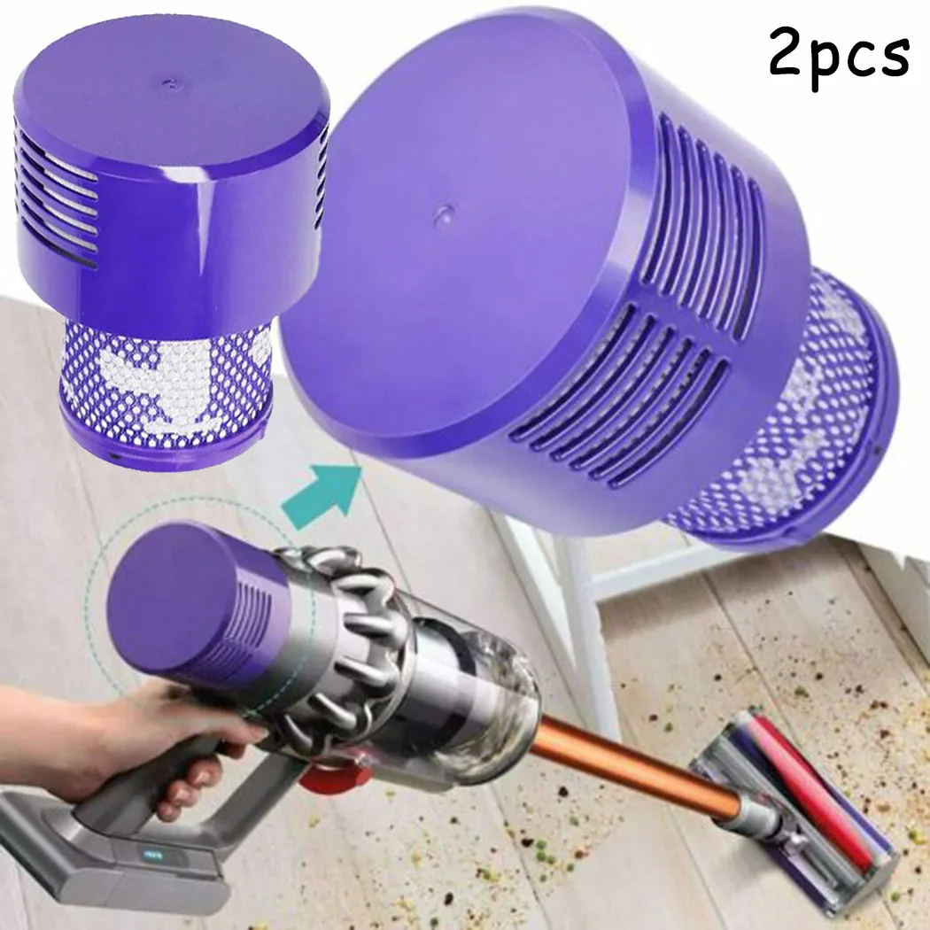 

2Pcs Filter For DYSON V10 Cyclone Animal Absolute Total Clean Replaceable Household Cleaning Tools Parts