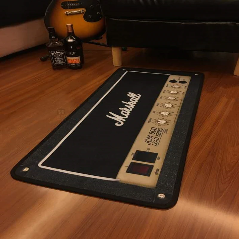 Marshall Guitar современный фланелевый ковер с принтом напольный для гостиной спальни