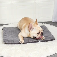 plush dog bed pet cushion blanket soft machine washable cat cushion puppy chihuahua sofa mat pad for puppy medium large dog