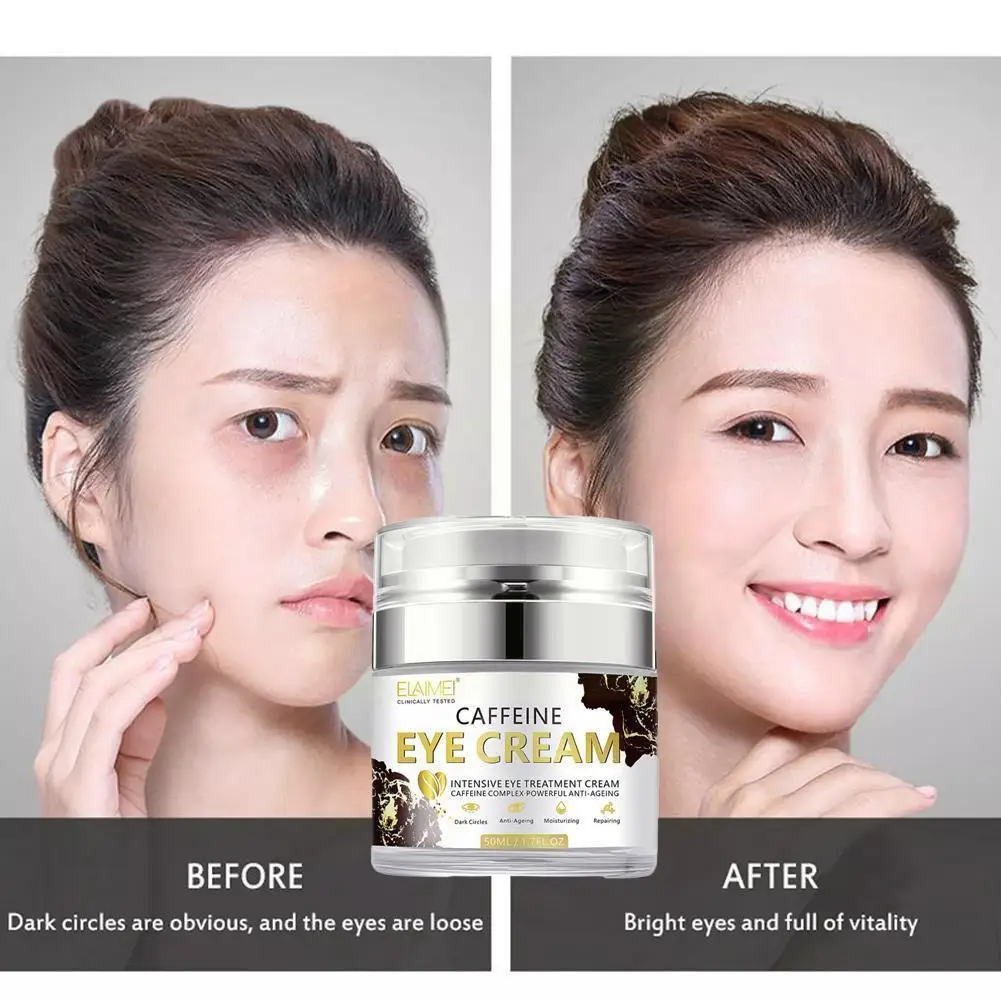 

Instant Remove Eye bags Cream Retinol Cream Anti Puffiness Firming Skin aging Brighten Circles fades Dark wrinkles Gel Dela K1Z7