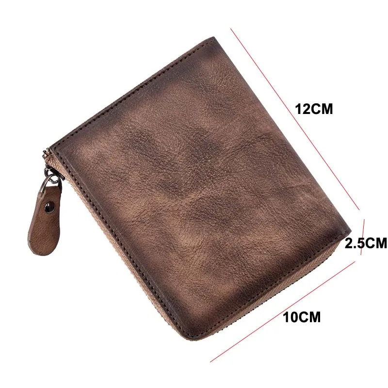 Мужской кошелек из натуральной кожи европейский и американский стиль новая