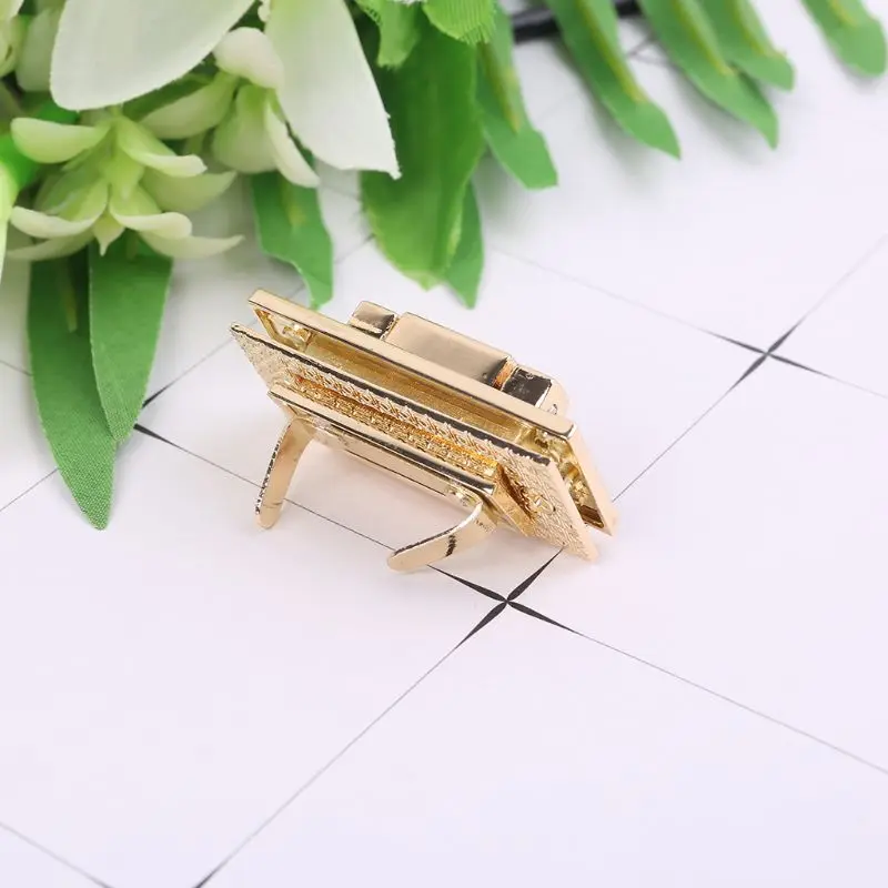 1 шт. прямоугольная застежка поворотный замок DIY кожаная сумочка Сменные