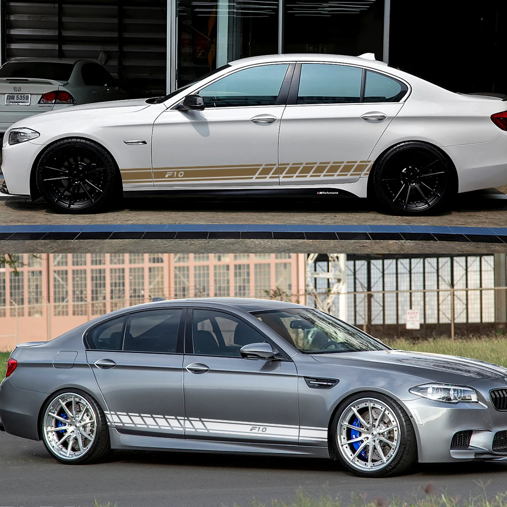 Наклейки на дверь автомобиля для BMW 5 серии F10 F02 F07 F11 F12 F13 F15 F16 F17 F18 F20 внешние