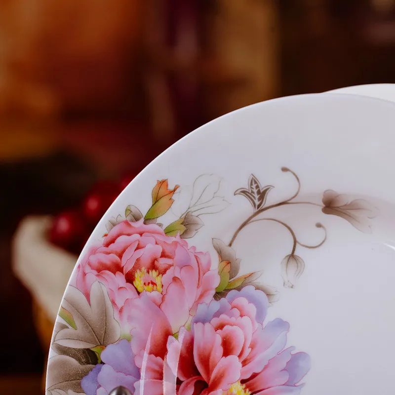 Китайская столовая керамическая посуда Цзиндэчжэнь 6 шт./компл. китайская