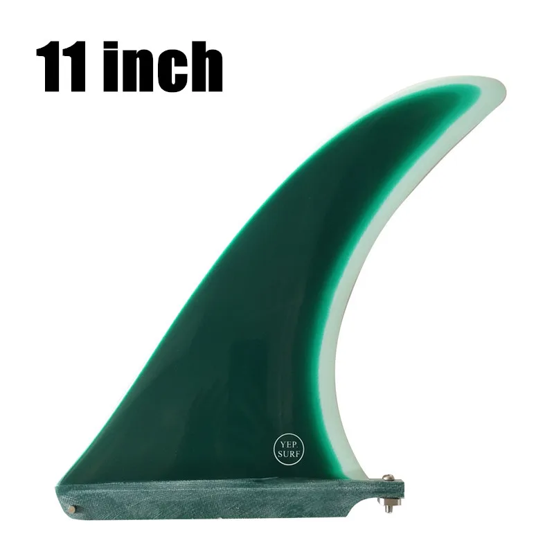 Green 11 inch " /8"/" /11" серфинговая доска для серфинга, одна коробка, плавник для серфинга, Лонгборд, длина 10,25 дюймов, sup, аксессуары, производительность, стиль noserider - Цвет: Green 11 inch