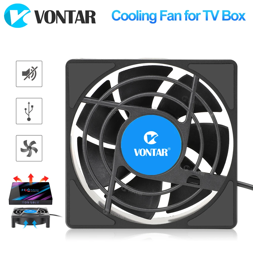 Вентилятор охлаждения VONTAR C1 для Android tv Box телеприставка беспроводной бесшумный