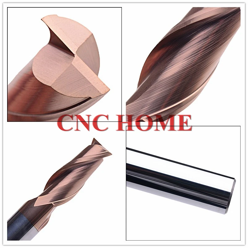 Концевая фреза HRC55 с 2 канавками металлический фрезерный станок ЧПУ 3 мм 4 6 8 12