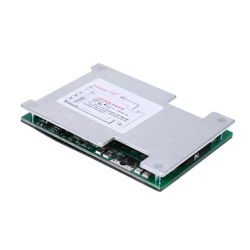 Hot 3C-13S 48V 30A Li-Ion Lipolymer Battery Protection Board BMS PCB with Balance Heatsink for E-Bike EScooter | Электроника