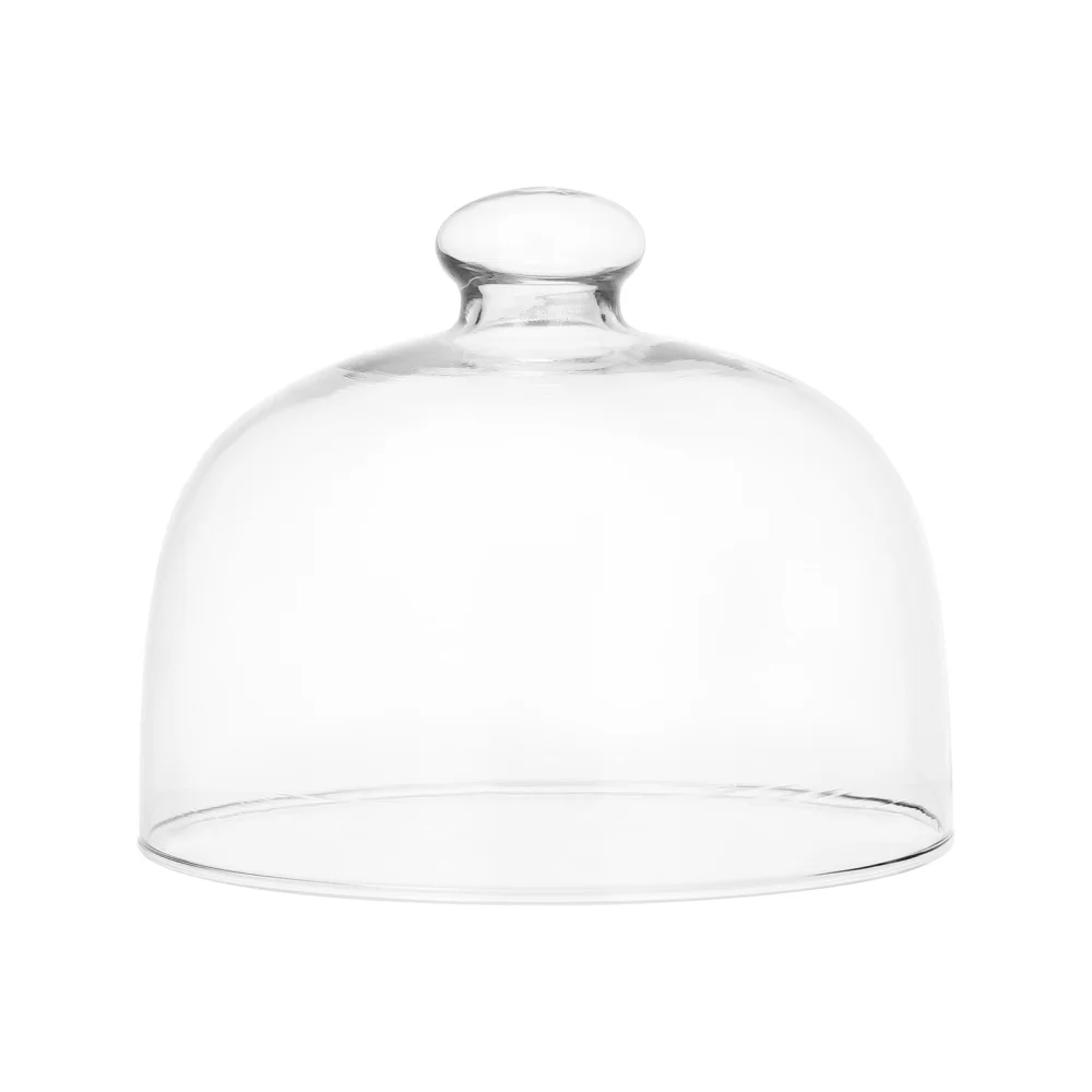 Прозрачная стеклянная крышка для пищевых продуктов Hemoton 1 шт. прочный защитный