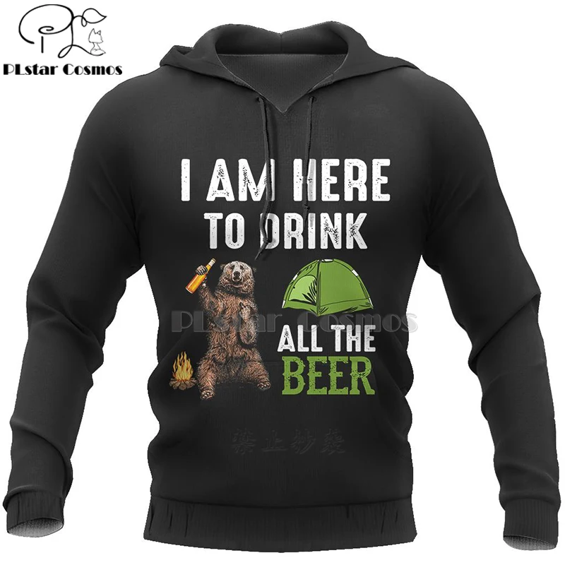 

PLstar Cosmos, животные, медведь, охота, I hate people Love, кемпинг, забавная Новая мода 3D, на молнии, толстовки, кофты, куртки, мужские/женские-3