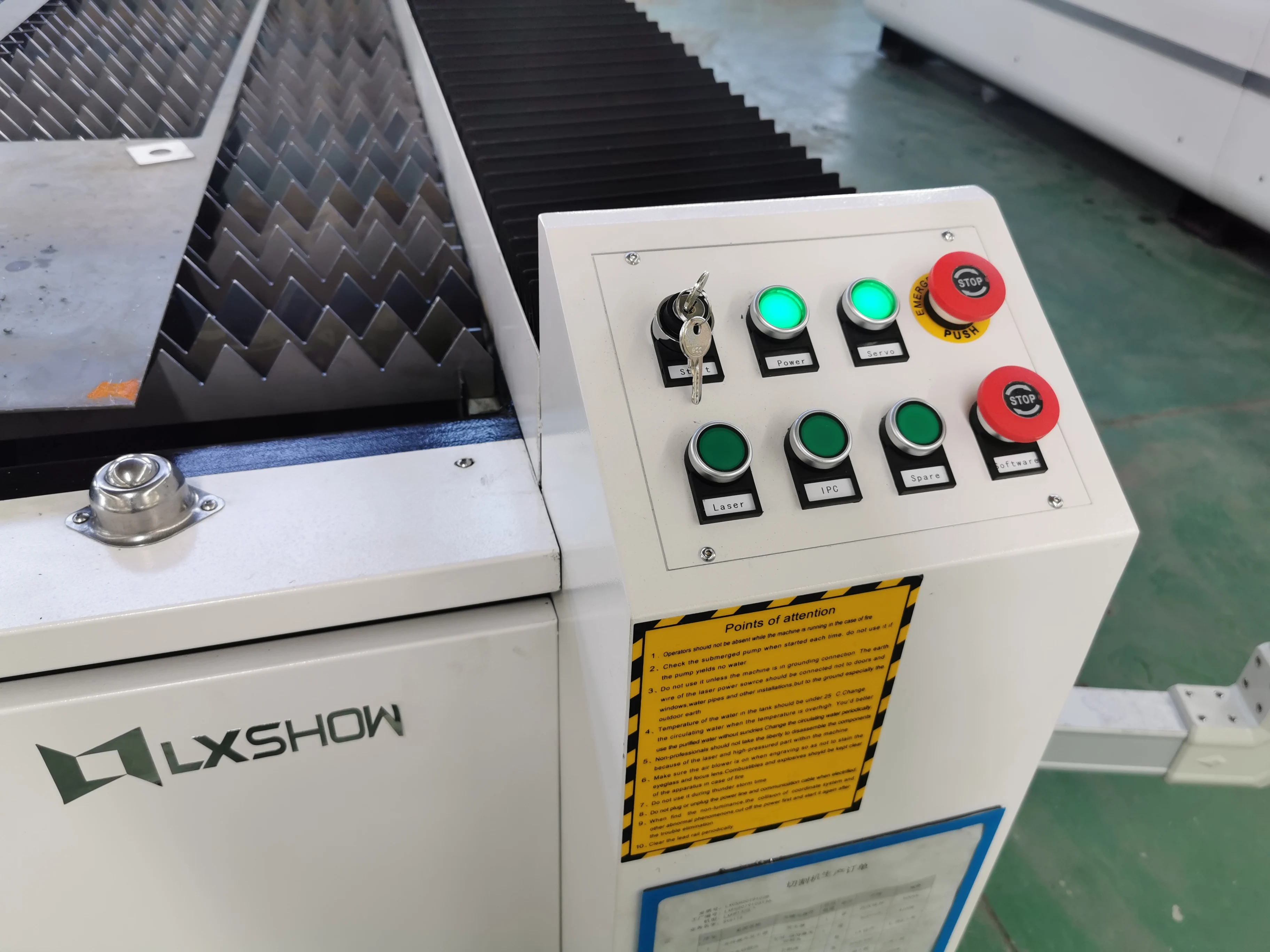 Выдающийся металлический неметаллический лазерный гравировальный станок 1325 с