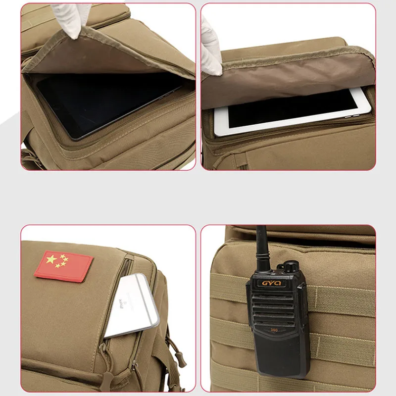 Тактический камуфляжный рюкзак на плечо нейлоновый водонепроницаемый