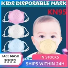 10 шт., Детские маски высокой плотности Ffp2, Kn95