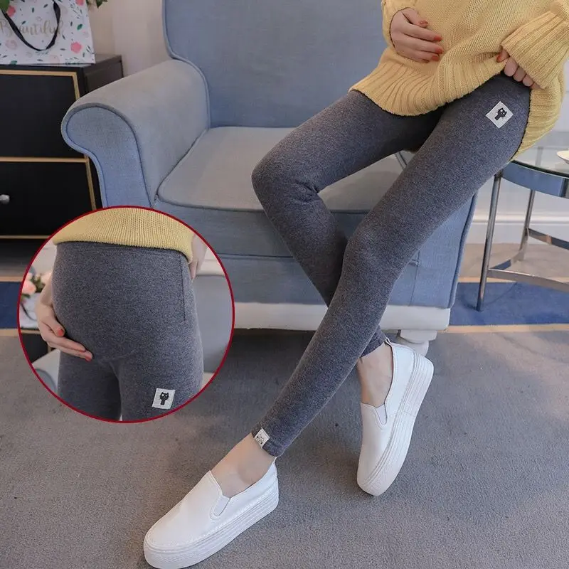 

Maternity Leggings Spring Summer Cotton Adjustable Waist Pregnant Women Pregnancy Clothes Pants Korean ropa de embarazada