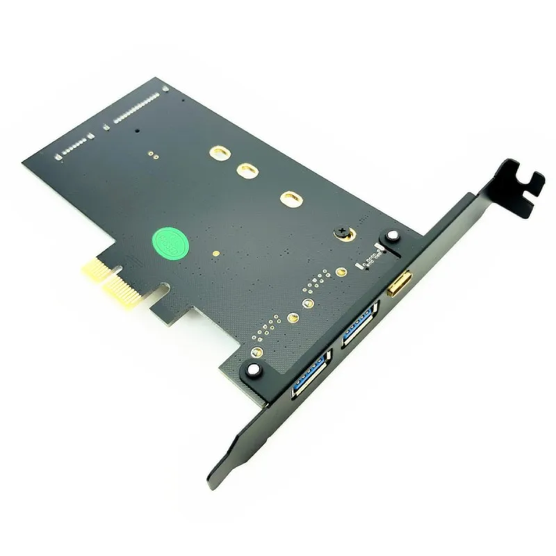 двойной usb3 0 1 порт тип c m 2 адаптер pcie