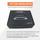 Новая Универсальная автомобильная система светильник 12 В, автоматическое управление датчиком освещения, автомобисветильник автоматический датчик освещения