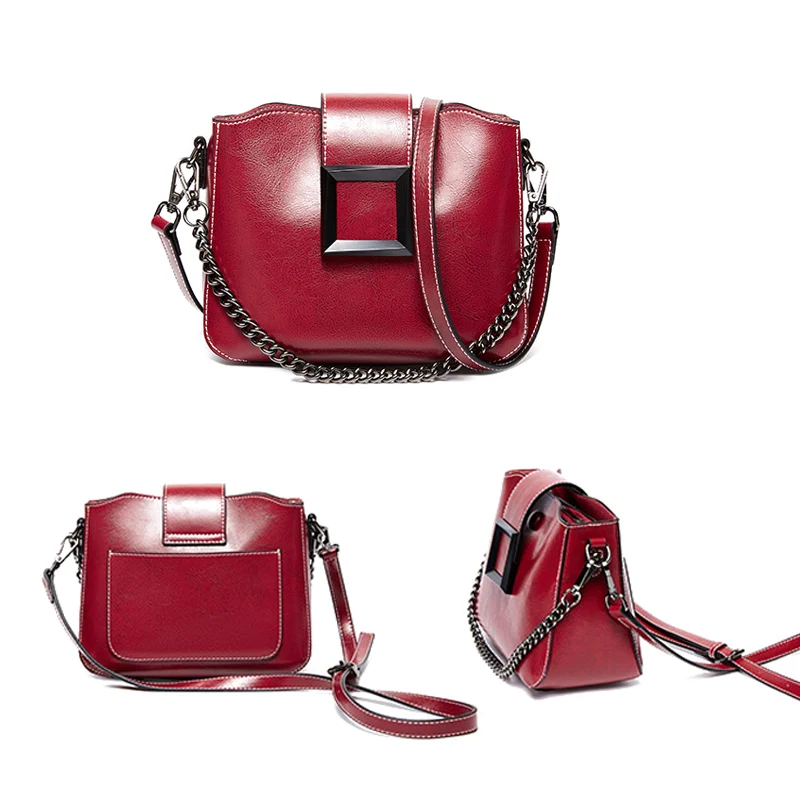 Дамские сумочки из 100% натуральной кожи в стиле ретро женская сумка-мессенджер