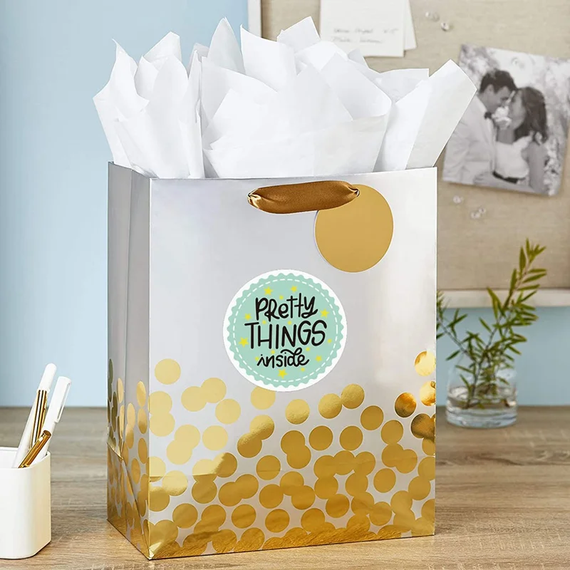 

500pcs/roll Pretty Things Inside Stickers Round Paper Thank You Stickers For Xmas Gift Packaging Stationery Seal Label Stickers