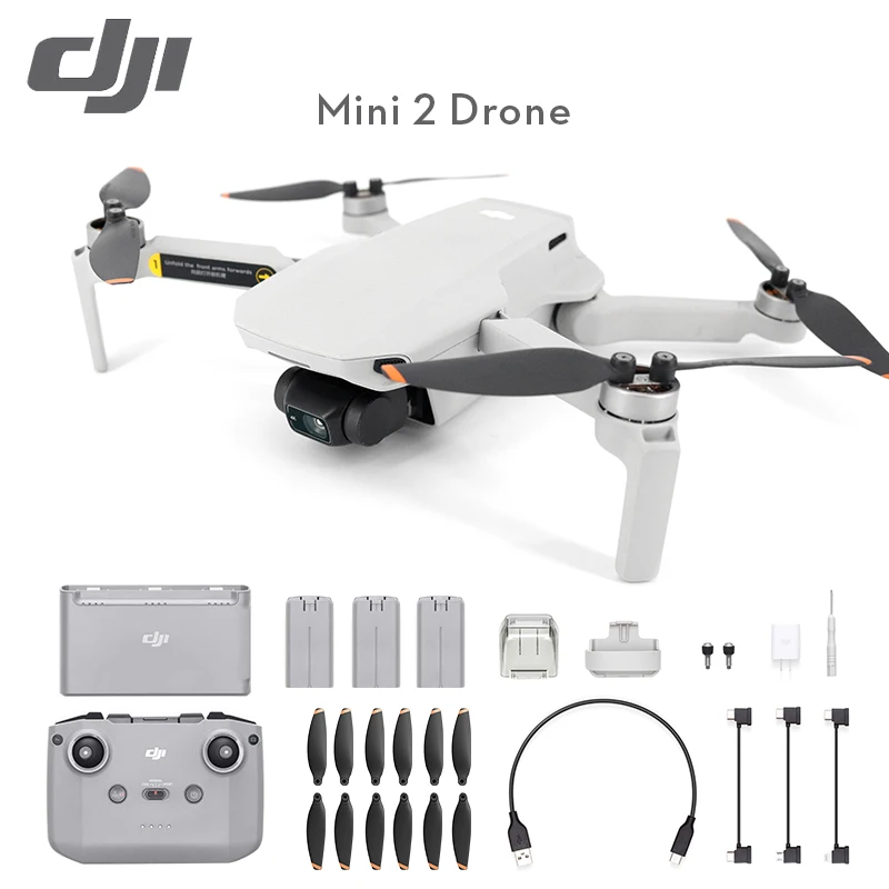 Квадрокоптер DJI Mini 2 время полета до 249 ГГц 31 минута 10 км 4K | Электроника