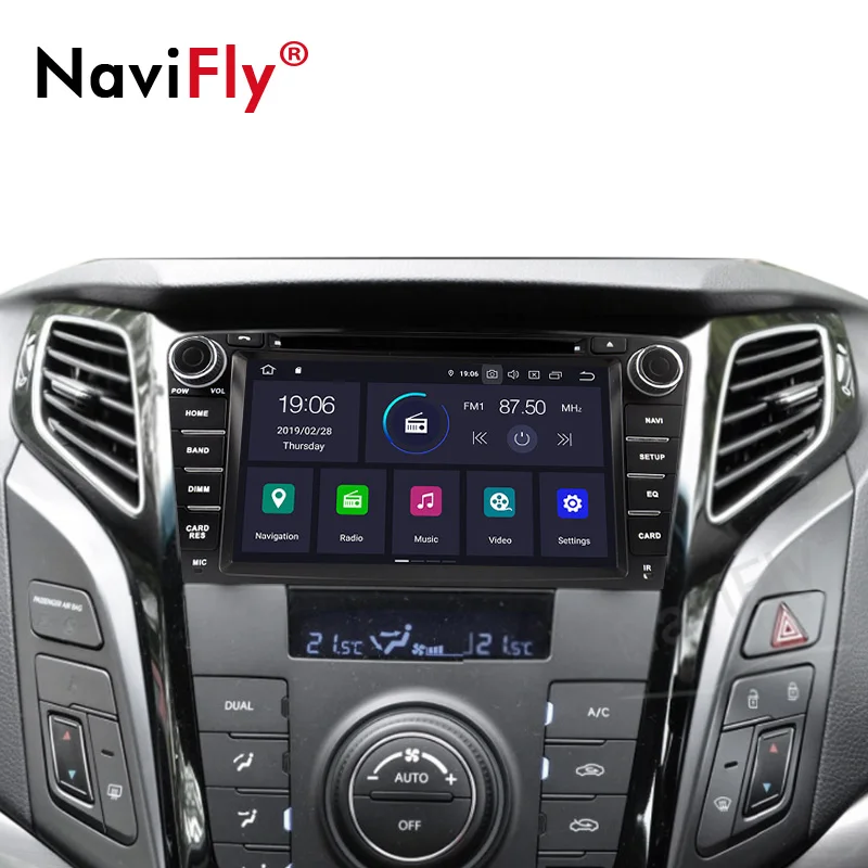 4 Гб+ 64 ГБ Android 9,0 авто gps навигация для HYUNDAI I40 2011- автомобильный dvd радио головное устройство мультимедийный плеер
