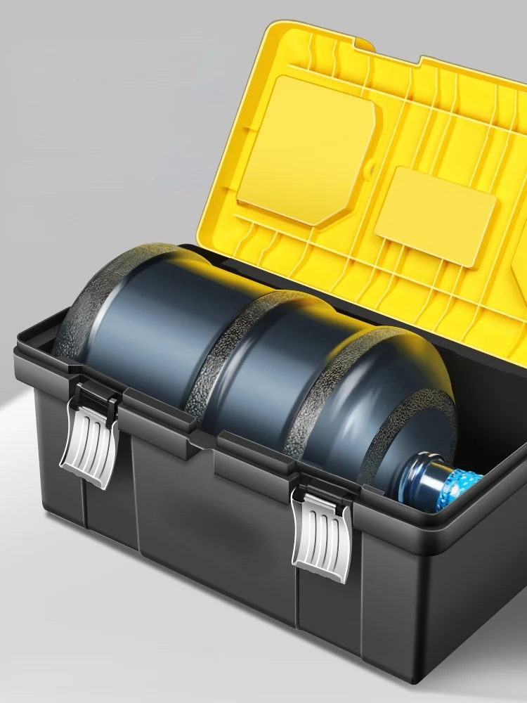 

Пустой ящик для инструментов, портативный пластиковый складной многофункциональный ящик для инструментов, большой Maleta De Ferramenta аксессуары ...