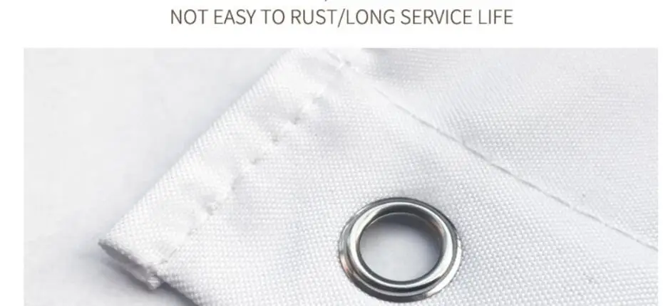 Занавески для душа из полиэстера водонепроницаемые белые черные | Дом и сад