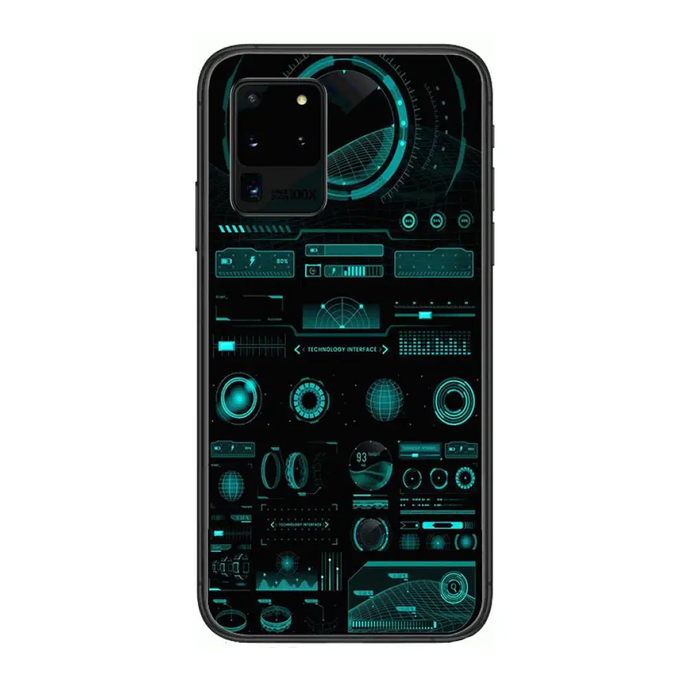 

Very cool Phone cover hull For SamSung Galaxy S 6 7 8 9 10 20 21 Plus Edge E note 5G Lite Ultra black soft bumper