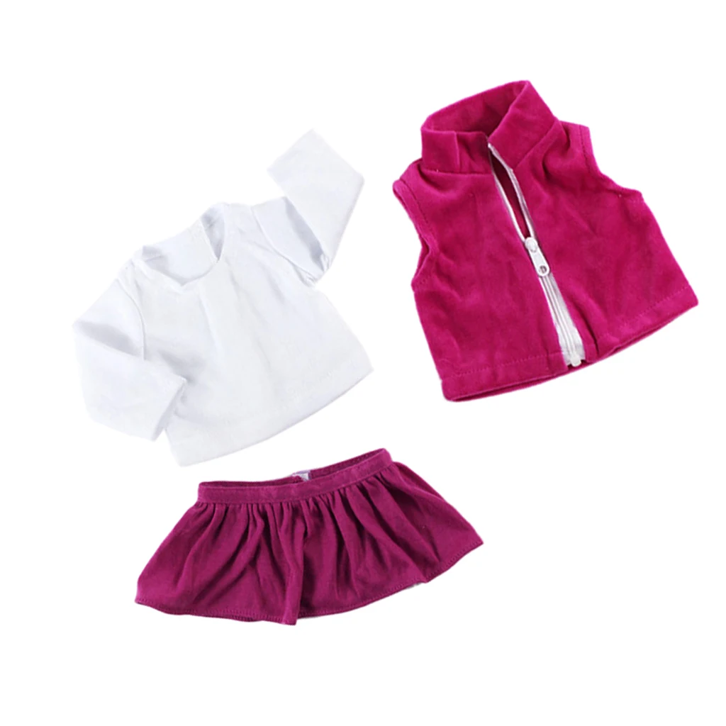 Одежда для 18 дюймов американская кукла моя жизнь куклы платье юбка топы