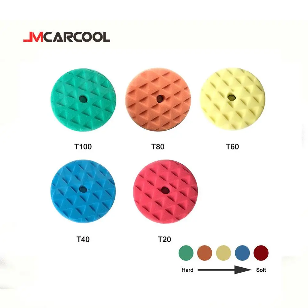 

3"/5"/6" Car Spong Buffing Polishing Pads & Buffing Pads For DA/RO/GA Car Buffer Polisher Decoration