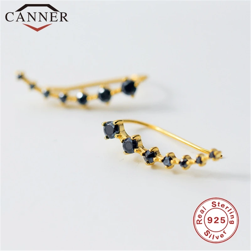 Женские серьги-Клипсы из серебра 925 пробы с фианитом | Украшения и аксессуары