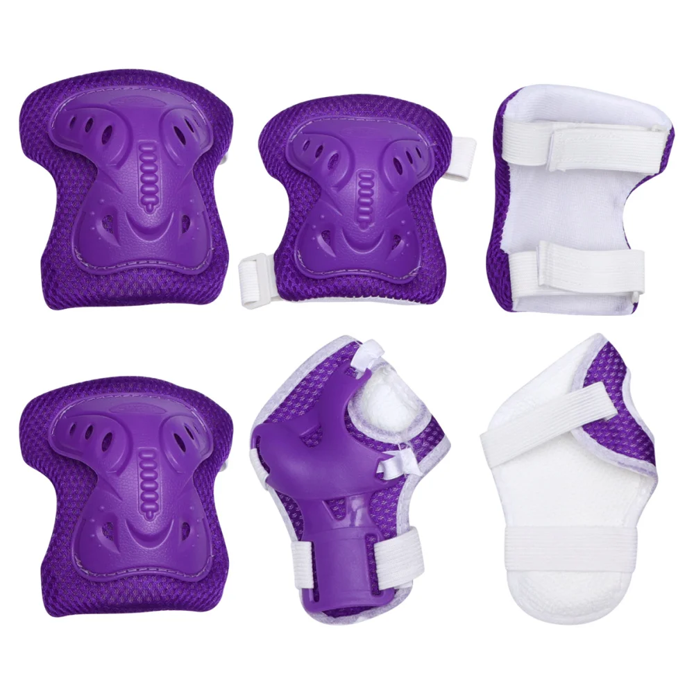 1 комплект из 6 предметов защитное снаряжение для катания на роликах утолщенная