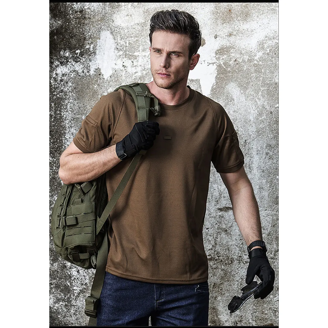 Idogear тактическая охотничья рубашка с коротким рукавом быстросохнущая футболка