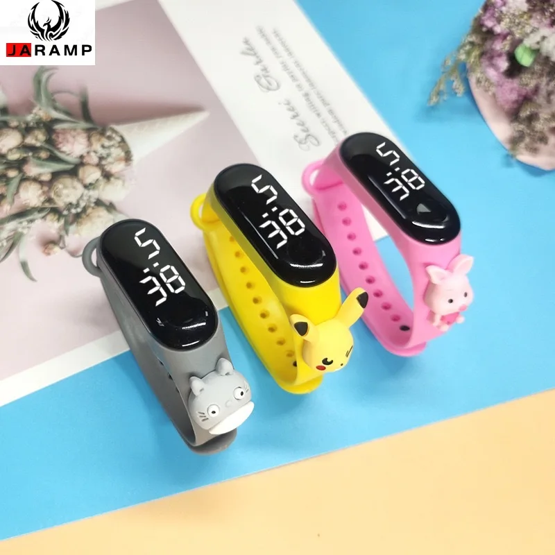 

Часы Детские Электронные Водонепроницаемые со светодиодным дисплеем, 2021