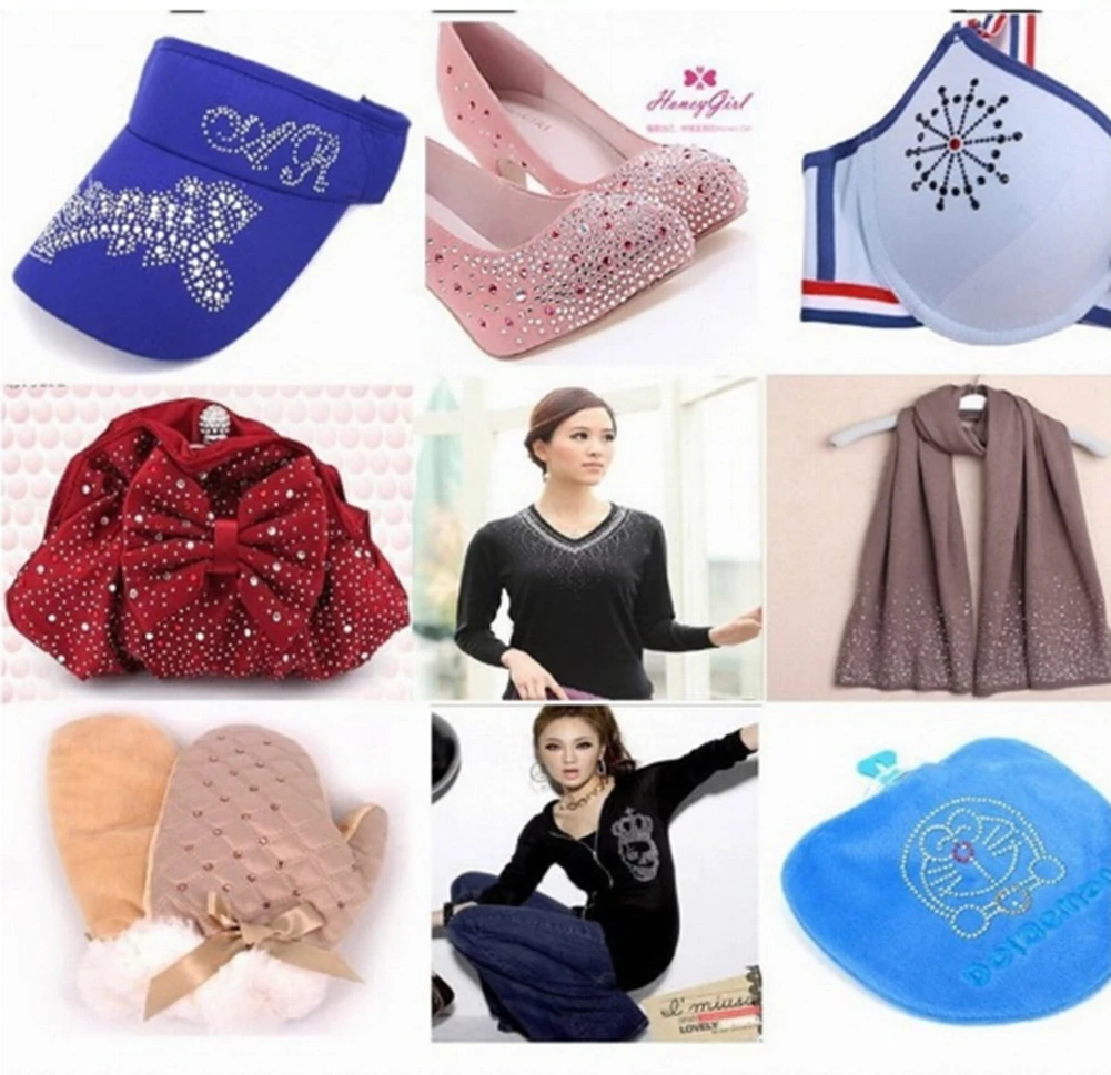 8 мм восемь схем кристалл AB железо на драгоценных камнях плоская задняя стразы