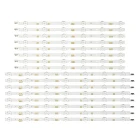 16 шт. Светодиодная лента подсветки для Samsung 50JS7200 UE50JU6800 UN50JS7000 BN96-38480A BN96-38479A V5DR_500SCA V5DR_500SCB_R1