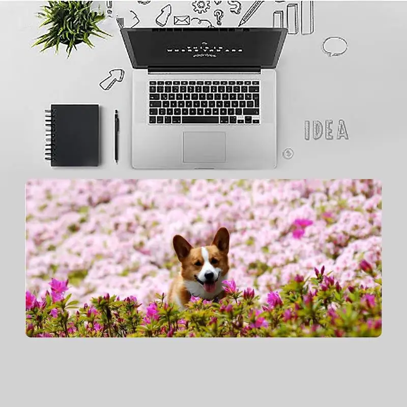 

Corgi Comfort Mouse Mat Gaming Mousepad X XL XXL Non-slip Cushion Thickness 2mm LockEdge equal LE