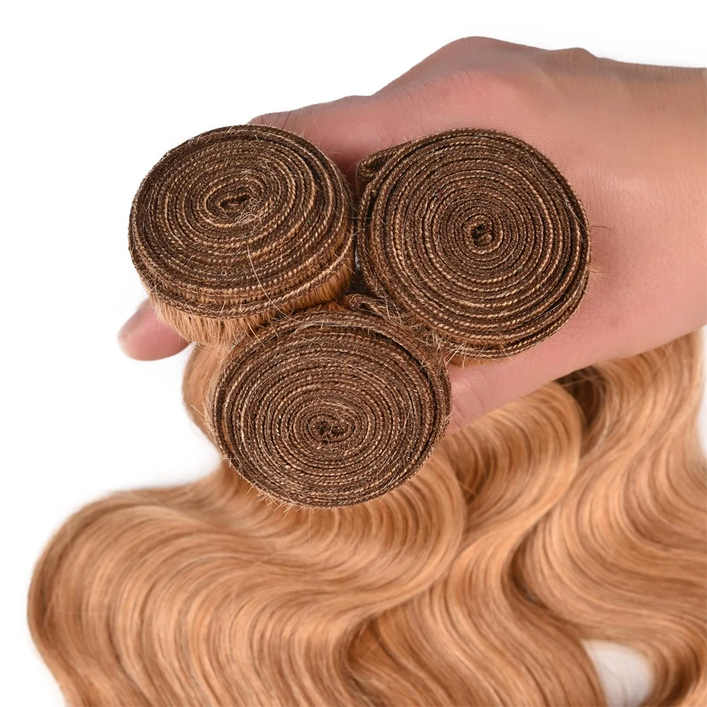 Человеческие волосы пряди Мёд блондинка комплект человеческие волнистые для